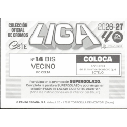 Termina tu colección Vecino Celta Vigo Coloca Panini Liga Este 2026 2027