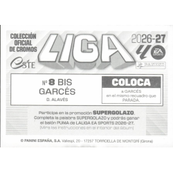 Finish Your Collection Garcés Deportivo Alavés Coloca Liga Este 2026/27