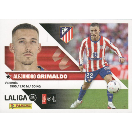 Completa tu set Alejandro Grimaldo Atlético Madrid Coloca Panini LaLiga Este 2026-27