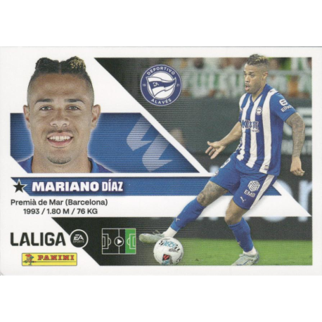 Consigue los que te faltan Mariano Díaz Deportivo Alavés Coloca Cromos LaLiga 2026-27 Panini