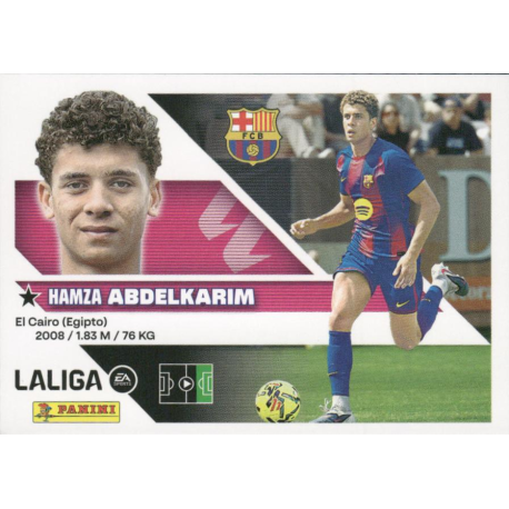 Empieza tu colección Hamza Abdelkarim Barcelona Coloca Cromos LaLiga 2026-27 Panini