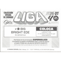 Compra cromos sueltos Bright Ede Deportivo Coloca Cromos LaLiga 2026-27 Panini