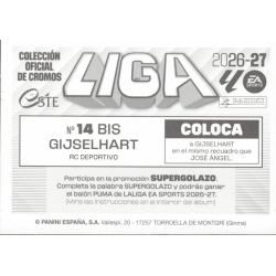 Añade cromos a tu colección Gijselhart Deportivo Coloca Panini LaLiga Este 2026-27