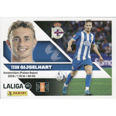 Añade cromos a tu colección Gijselhart Deportivo Coloca Panini LaLiga Este 2026-27