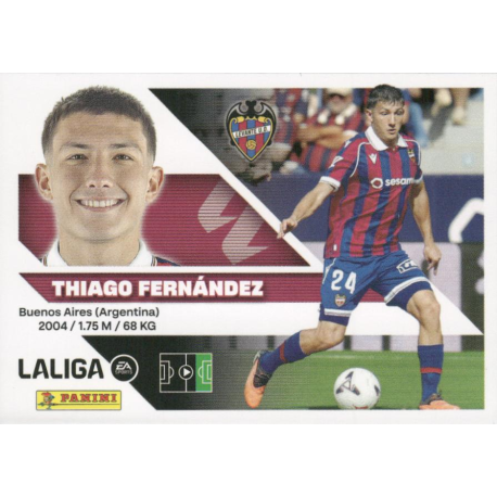 Empieza tu colección Thiago Fernández Levante Coloca Cromos LaLiga 2026-27 Panini