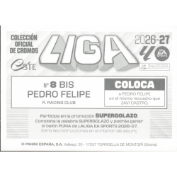Encuentra Cromos Pedro Felipe Racing Santander Coloca Panini Liga Este 2026 2027