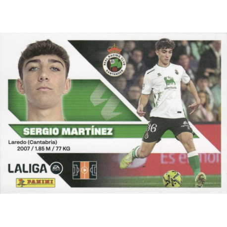 Empieza tu colección Sergio Martínez Racing Santander Coloca Panini Liga Este 2026 2027