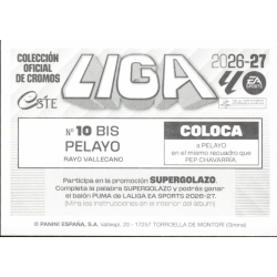 Busca tus cromos Pelayo Rayo Vallecano Coloca Liga Este 2026-27