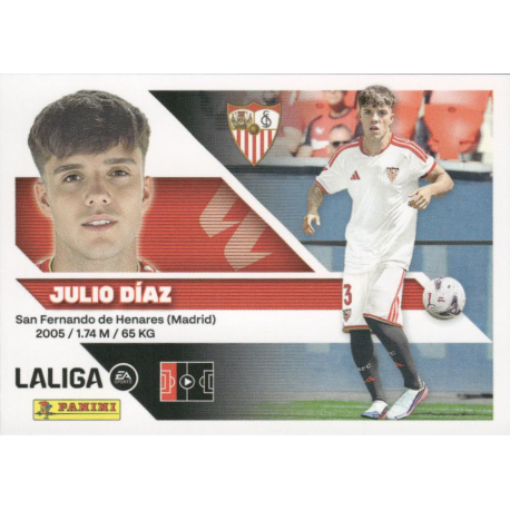 Consigue los que te faltan Julio Diaz Sevilla Coloca Cromos LaLiga 2026-27 Panini
