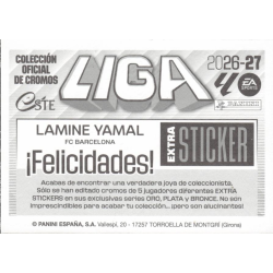 Still Missing Stickers Lamine Yamal Extra Sticker Bronce Liga Este 2026-27