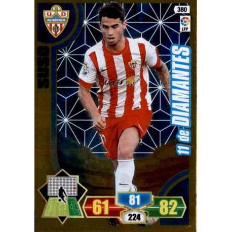 Suso Diamantes 380 Adrenalyn XL La Liga 2013-14