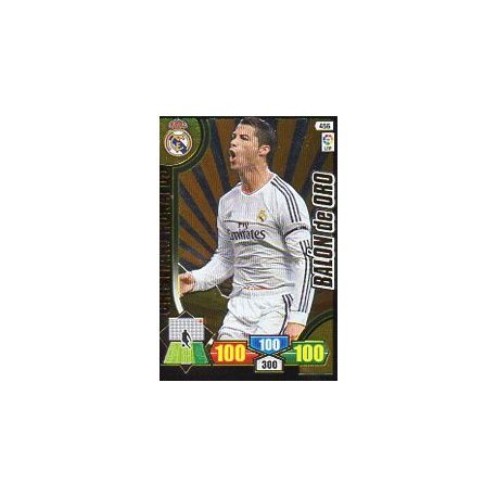 Cristiano Ronaldo Balón de Oro 456 Adrenalyn XL La Liga 2013-14