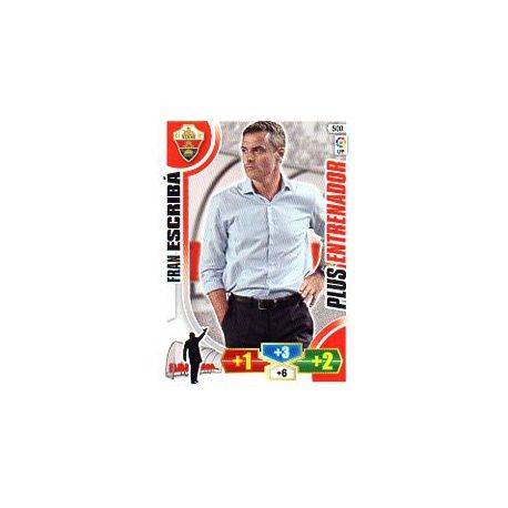 Fran Escribá Plus Entrenador 500 Adrenalyn XL La Liga 2013-14