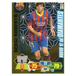 Sergi Roberto Nuevo 11 Diamantes 514 Adrenalyn XL La Liga 2013-14