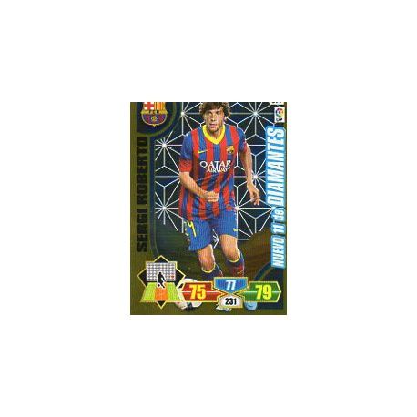 Sergi Roberto Nuevo 11 Diamantes 514 Adrenalyn XL La Liga 2013-14