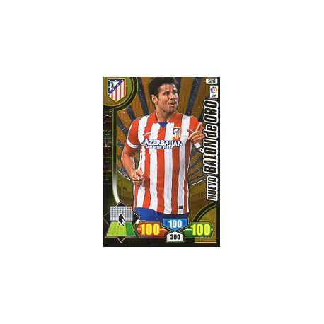 Diego Costa Nuevo Balón de Oro 528 Adrenalyn XL La Liga 2013-14