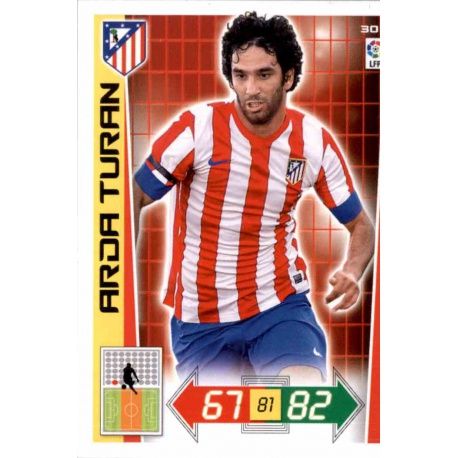 Arda Turan Atlético Madrid 30 Adrenalyn XL La Liga 2012-13