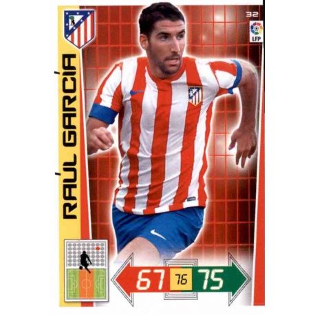 Raúl García Atlético Madrid 32 Adrenalyn XL La Liga 2012-13