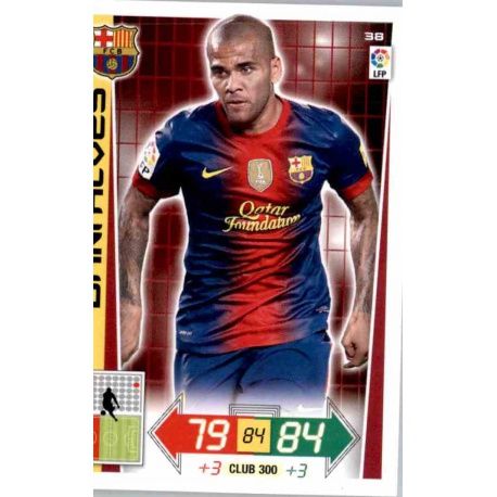 Dani Alves Barcelona 38 Adrenalyn XL La Liga 2012-13