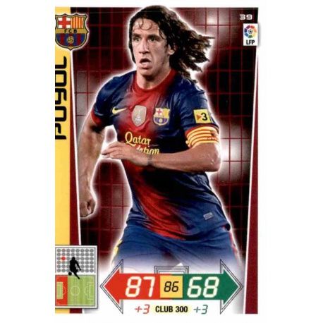 Puyol Barcelona 39 Adrenalyn XL La Liga 2012-13