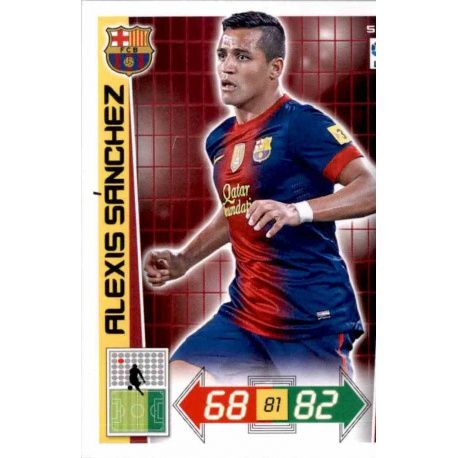 Alexis Sánchez Barcelona 51 Adrenalyn XL La Liga 2012-13