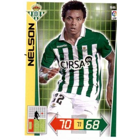 Nelson Betis 56 Adrenalyn XL La Liga 2012-13