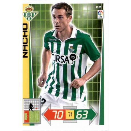 Nacho Betis 62 Adrenalyn XL La Liga 2012-13