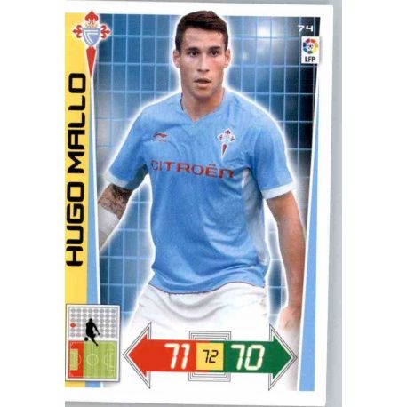 Hugo Mallo Celta 74 Adrenalyn XL La Liga 2012-13
