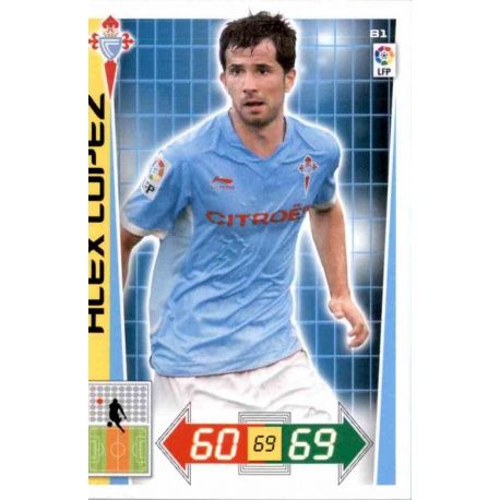 Álex López Celta 81 Adrenalyn XL La Liga 2012-13