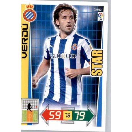 Verdú Espanyol 120 Adrenalyn XL La Liga 2012-13