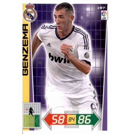 Benzema Real Madrid 197 Adrenalyn XL La Liga 2012-13