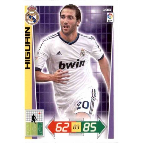 Higuaín Real Madrid 198 Adrenalyn XL La Liga 2012-13
