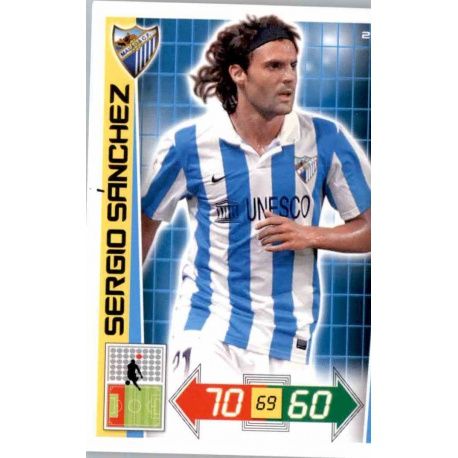 Sergio Sánchez Málaga 201 Adrenalyn XL La Liga 2012-13