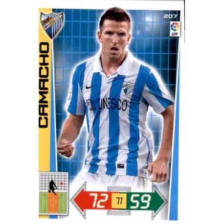 Camacho Málaga 207 Adrenalyn XL La Liga 2012-13