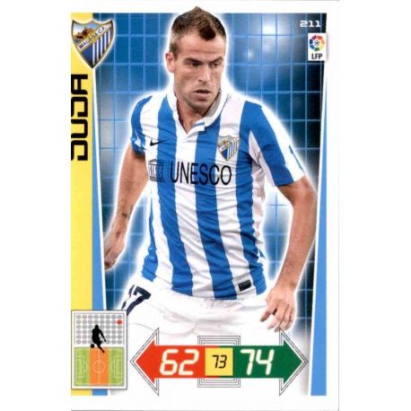 Duda Málaga 211 Adrenalyn XL La Liga 2012-13