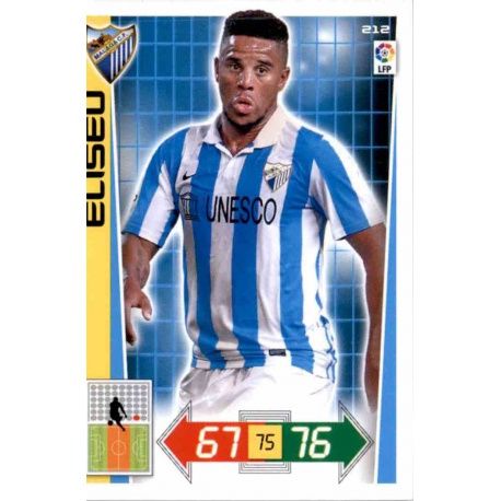 Eliseu Málaga 212 Adrenalyn XL La Liga 2012-13