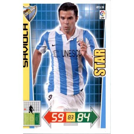 Saviola Málaga 213 Adrenalyn XL La Liga 2012-13