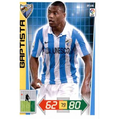 Baptista Málaga 216 Adrenalyn XL La Liga 2012-13