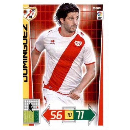 Domínguez Rayo Vallecano 268 Adrenalyn XL La Liga 2012-13