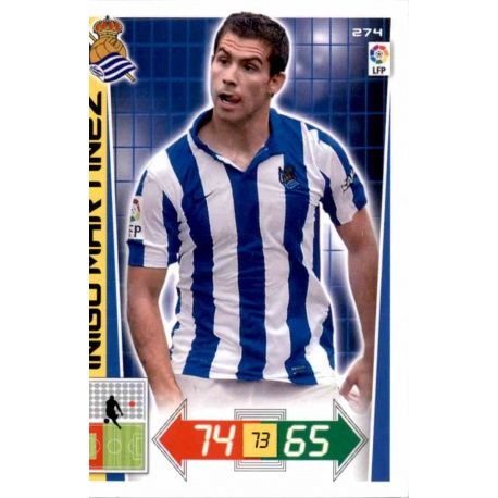 Íñigo Martínez Real Sociedad 274 Adrenalyn XL La Liga 2012-13