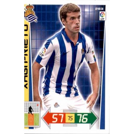 Xabi Prieto Real Sociedad 283 Adrenalyn XL La Liga 2012-13