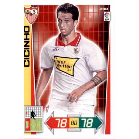 Cicinho Sevilla 290 Adrenalyn XL La Liga 2012-13