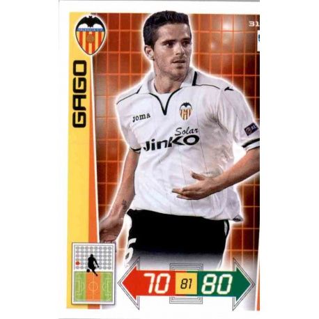 Gago Valencia 315 Adrenalyn XL La Liga 2012-13