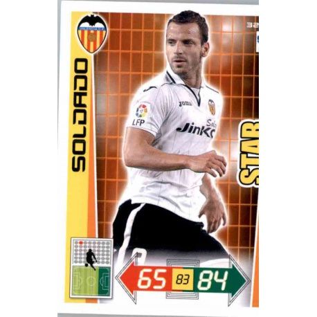 Soldado Valencia 323 Adrenalyn XL La Liga 2012-13