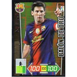 Messi Balón de Oro 447 Adrenalyn XL La Liga 2012-13