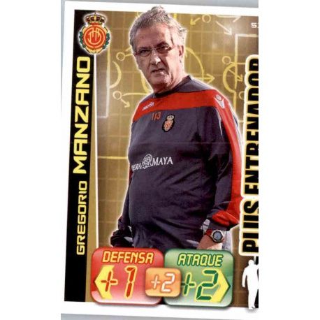 Gregorio Manzano Plus Entrenador 512 Adrenalyn XL La Liga 2012-13