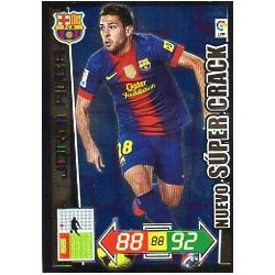 Jordi Alba Nuevo Súper Cracks 526 Adrenalyn XL La Liga 2012-13