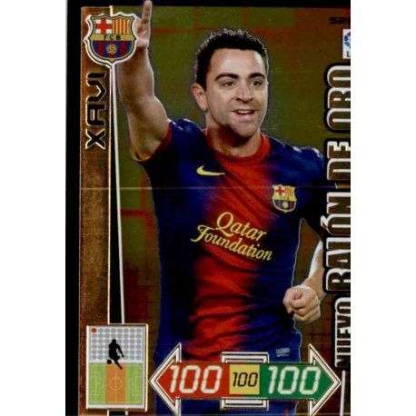 Xavi Nuevo Balón de Oro 528 Adrenalyn XL La Liga 2012-13