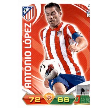 Antonio López Atlético Madrid 26 Adrenalyn XL La Liga 2011-12