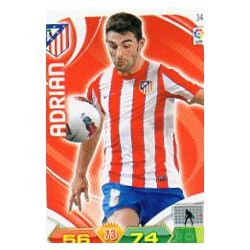 Adrián Atlético Madrid 34 Adrenalyn XL La Liga 2011-12